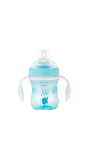 Vaso Para Bebe Chicco Transition Cup 4m+ Celeste