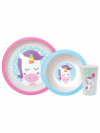 KIT REFEICAO ANIMAL FUN UNICORNIO BUBA 10737