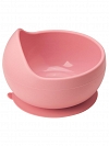 BOWL EM SILICONE COM VENTOSA ROSA BUBA 15634