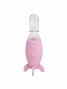 COLHER DE SILICONE COM DISPENSER P/ ALIM ROSA MARCUS E MARCUS